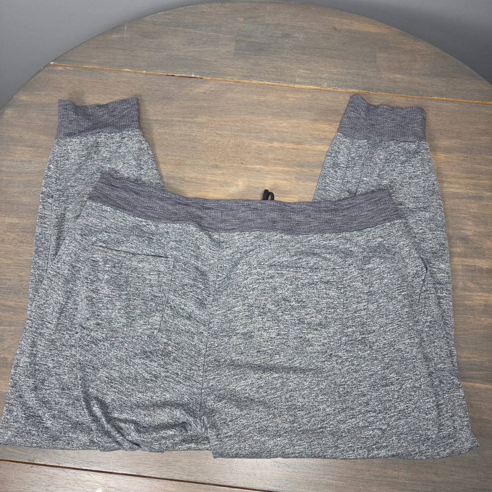 Athleta Womens 1X Flux Jogger 2.0 Stretch Drawstring Cuffed Pants Heather Gray - Picture 2 of 5